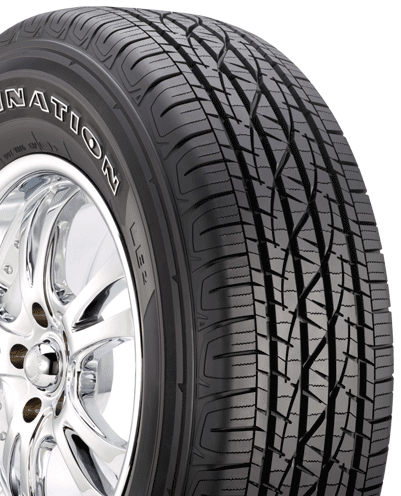Destination LE2 tire tread diagram