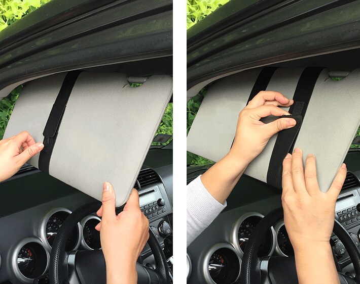 Diy car deals sun visor